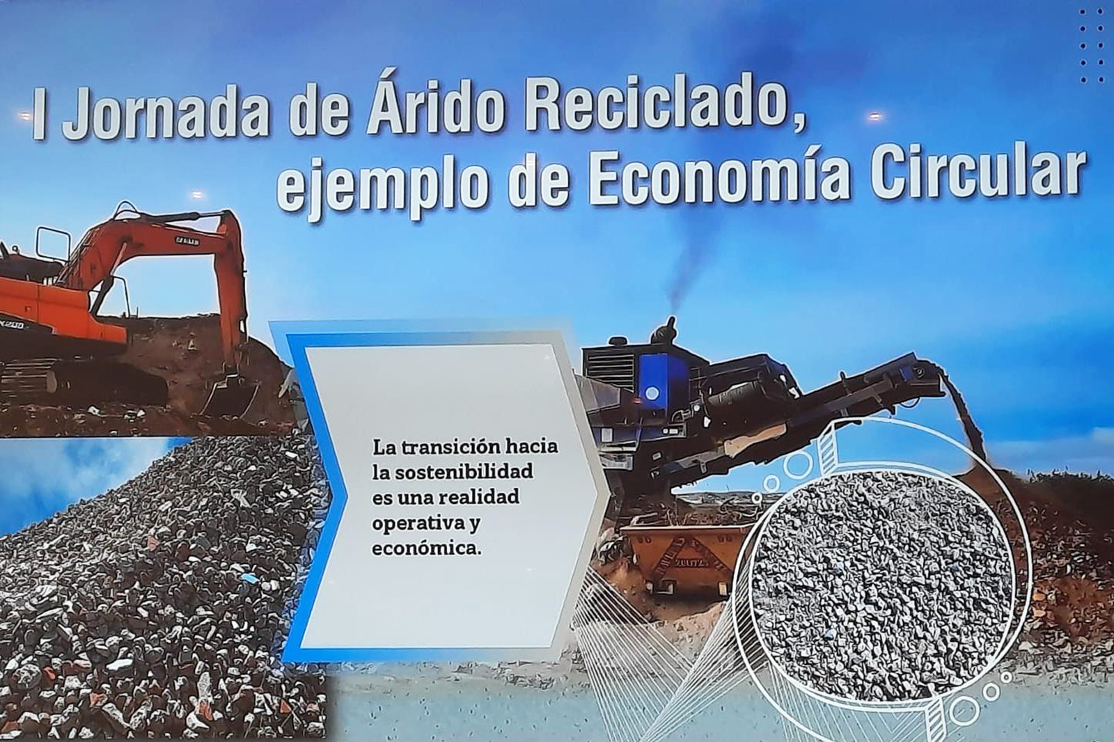 AESCON ha asistido a la I Jornada de Árido Reciclado